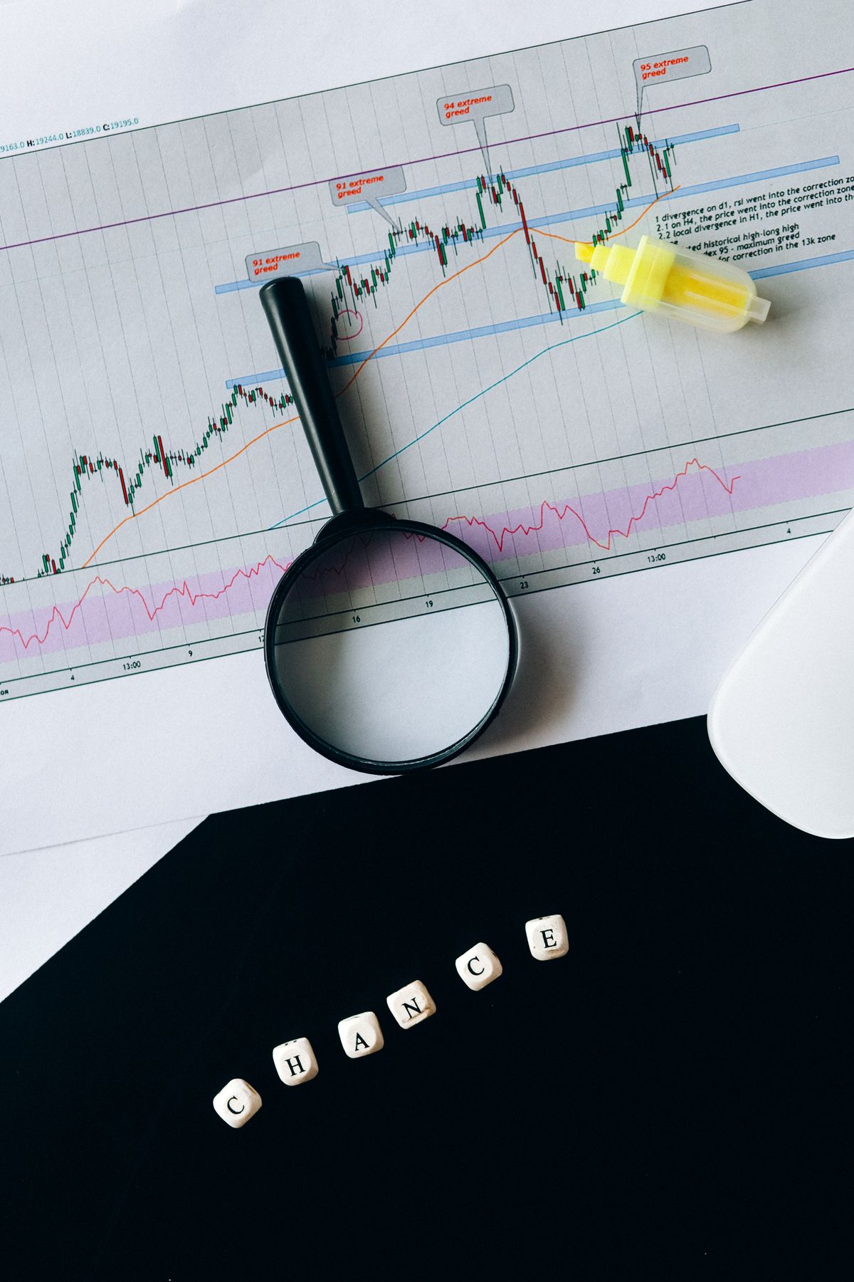 Data scientist analysing forecasting charts and predictive analytics on a dashboard