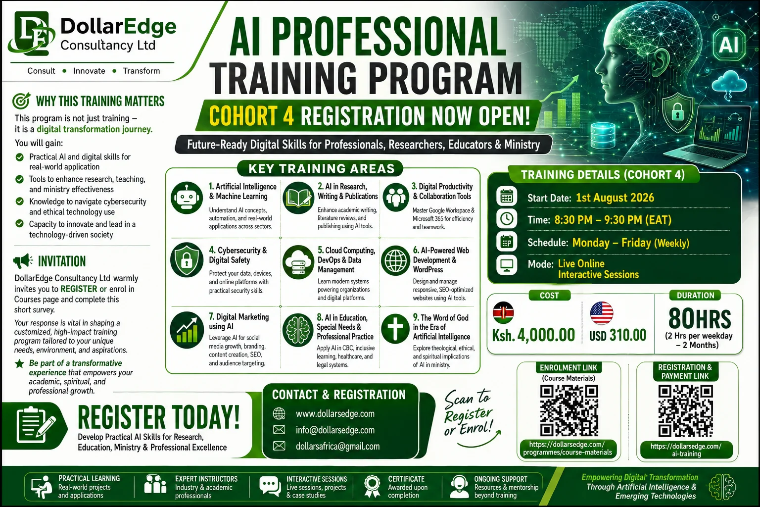 AI Cohort 4 Registration Now Open — Limited Slots Available
